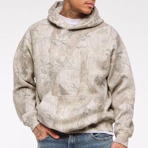 NWT Abercrombie & Fitch Essential Popover Camo Camouflage Hoodie Size XL NEW